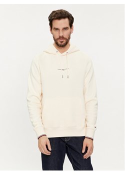 Tommy Hilfiger Bluza Logo MW0MW32673 Beżowy Regular Fit ze sklepu MODIVO w kategorii Bluzy męskie - zdjęcie 181055775