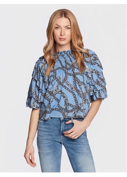 Silvian Heach Bluzka GPP23181BL Niebieski Regular Fit ze sklepu MODIVO w kategorii Bluzki damskie - zdjęcie 181055817
