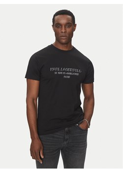 KARL LAGERFELD T-Shirt 755063 552241 Czarny Regular Fit ze sklepu MODIVO w kategorii T-shirty męskie - zdjęcie 181055915