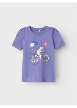NAME IT T-Shirt 13219818 Fioletowy Regular Fit ze sklepu MODIVO w kategorii Bluzki dziewczęce - zdjęcie 181055917