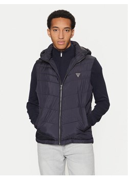 Guess Kamizelka M5RN21 WCQA2 Granatowy Regular Fit ze sklepu MODIVO w kategorii Kamizelki męskie - zdjęcie 181056015