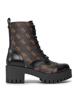 Guess Botki FL8WAP FAL10 Brązowy ze sklepu MODIVO w kategorii Workery damskie - zdjęcie 181056035