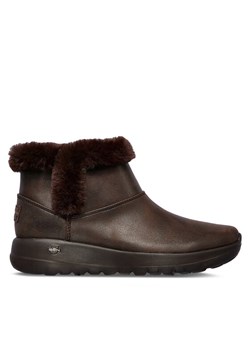Skechers Botki On-The-Go Joy Endeavor 144013/CHOC Brązowy ze sklepu MODIVO w kategorii Botki - zdjęcie 181056097