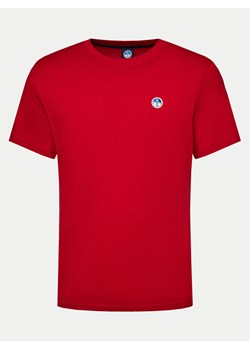 North Sails T-Shirt Bollo 692970 Czerwony Regular Fit ze sklepu MODIVO w kategorii T-shirty męskie - zdjęcie 181056119