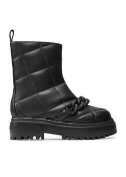 Le Silla Botki Stivaletto Ranger Fod. Montone 6411T020M1MMFAK001 Czarny ze sklepu MODIVO w kategorii Workery damskie - zdjęcie 181056126
