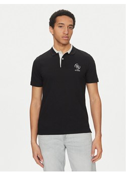 Guess Polo M5GP60 K7O64 Czarny Slim Fit ze sklepu MODIVO w kategorii T-shirty męskie - zdjęcie 181056225