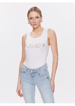 Liu Jo Beachwear Top VA3100 J5360 Biały Regular Fit ze sklepu MODIVO w kategorii Bluzki damskie - zdjęcie 181056286