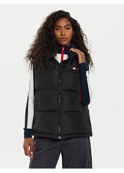 Tommy Jeans Bezrękawnik Alaska DW0DW18862 Czarny Regular Fit ze sklepu MODIVO w kategorii Kamizelki damskie - zdjęcie 181056328