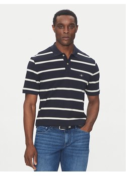 Gant Polo 2014022 Granatowy Regular Fit ze sklepu MODIVO w kategorii T-shirty męskie - zdjęcie 181056367