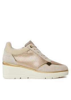 Geox Sneakersy D Ilde D25RAA 0AJ22 CB55V Beżowy ze sklepu MODIVO w kategorii Buty sportowe damskie - zdjęcie 181056478