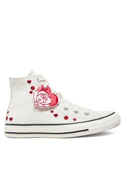 Converse Trampki Chuck Taylor All Star Roses A13650C Biały ze sklepu MODIVO w kategorii Trampki damskie - zdjęcie 181056506