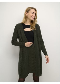 Cream Kardigan Crdela Long Knit 10611901 Zielony Straight Fit ze sklepu MODIVO w kategorii Swetry damskie - zdjęcie 181056525