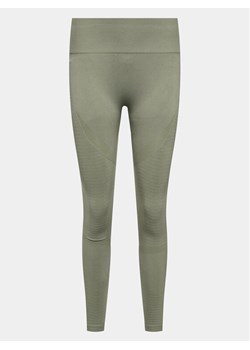 Athlecia Legginsy Nagar W Seamless Tights EA203352 Khaki Regular Fit ze sklepu MODIVO w kategorii Spodnie damskie - zdjęcie 181056527