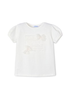 Mayoral T-Shirt 3001 Écru Regular Fit ze sklepu MODIVO w kategorii Bluzki dziewczęce - zdjęcie 181056626