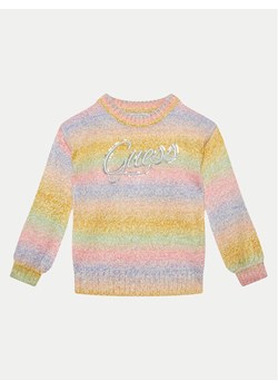 Guess Sweter J4YR03 Z3G50 Kolorowy Regular Fit ze sklepu MODIVO w kategorii Swetry dziewczęce - zdjęcie 181056765