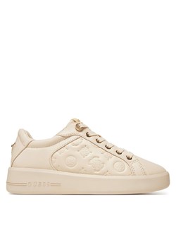 Guess Sneakersy FLJRON FAL12 Beżowy ze sklepu MODIVO w kategorii Buty sportowe damskie - zdjęcie 181056876