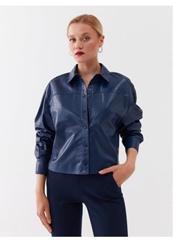 KARL LAGERFELD Koszula 230W1607 Niebieski Regular Fit ze sklepu MODIVO w kategorii Koszule damskie - zdjęcie 181056895