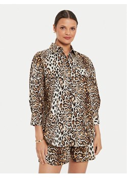 ViCOLO Koszula TB2889 Brązowy Regular Fit ze sklepu MODIVO w kategorii Koszule damskie - zdjęcie 181056899