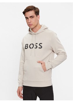 Boss Bluza Soody 1 50504750 Beżowy Regular Fit ze sklepu MODIVO w kategorii Bluzy męskie - zdjęcie 181057037