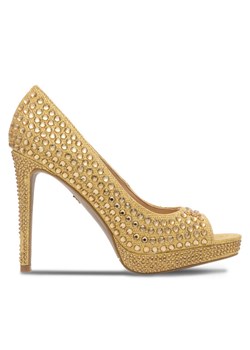 Nine West Sandały MAIRA SY8020-9NW Złoty ze sklepu MODIVO w kategorii Czółenka - zdjęcie 181057055