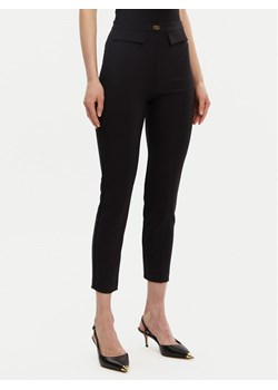 Elisabetta Franchi Spodnie materiałowe PA-077-51E2-V320 Czarny Regular Fit ze sklepu MODIVO w kategorii Spodnie damskie - zdjęcie 181057137