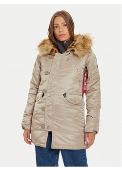 Alpha Industries Parka 113007 Brązowy Regular Fit - id: 0000304543524 - marki Alpha Industries - 181057158 Alpha Industries Parka 113007 Brązowy Regular Fit ze sklepu MODIVO w kategorii Parki damskie - zdjęcie 181057158