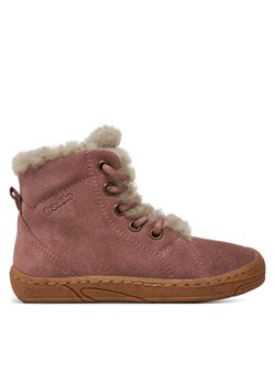 Froddo Trzewiki Minni Suede Laces G2110140 S Różowy ze sklepu MODIVO w kategorii Buty zimowe dziecięce - zdjęcie 181057176