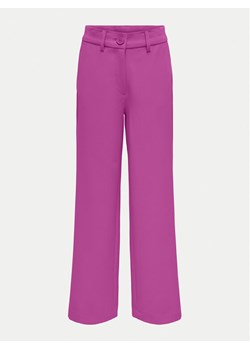 Kids ONLY Spodnie materiałowe Lana Berry 15300093 Różowy Straight Fit ze sklepu MODIVO w kategorii Spodnie dziewczęce - zdjęcie 181057257