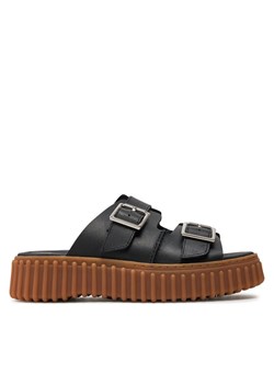 Clarks Klapki Torhill Slide 26176428 Czarny ze sklepu MODIVO w kategorii Klapki damskie - zdjęcie 181057419