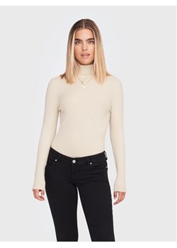 ONLY Golf Karol 15165075 Beżowy Slim Fit ze sklepu MODIVO w kategorii Swetry damskie - zdjęcie 181057498