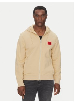HUGO Bluza Daple212 50447972 Beżowy Regular Fit ze sklepu MODIVO w kategorii Bluzy męskie - zdjęcie 181057675