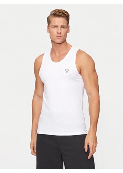 Guess Tank top U97M02 KCD31 Biały Regular Fit ze sklepu MODIVO w kategorii T-shirty męskie - zdjęcie 181057697