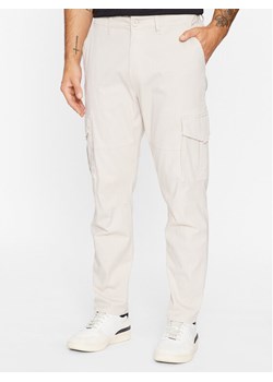 Only & Sons Spodnie materiałowe 22025431 Écru Tapered Fit ze sklepu MODIVO w kategorii Spodnie męskie - zdjęcie 181057745