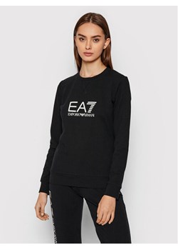 EA7 Emporio Armani Bluza 8NTM35 TJCQZ 1200 Czarny Regular Fit ze sklepu MODIVO w kategorii Bluzy damskie - zdjęcie 181057907