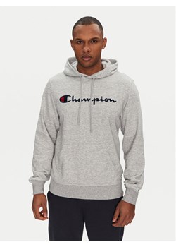 Champion Bluza 220726 Szary Slim Fit ze sklepu MODIVO w kategorii Bluzy męskie - zdjęcie 181057929
