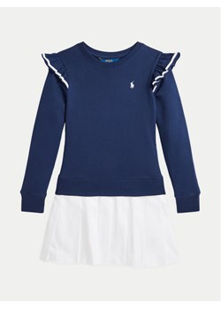 Polo Ralph Lauren Sukienka codzienna 313957742001 Granatowy Regular Fit ze sklepu MODIVO w kategorii Sukienki dziewczęce - zdjęcie 181057988