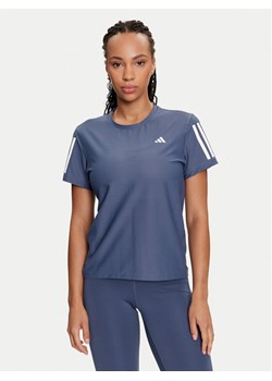 adidas Koszulka techniczna Train Essentials IS3965 Niebieski Slim Fit ze sklepu MODIVO w kategorii Bluzki damskie - zdjęcie 181058036