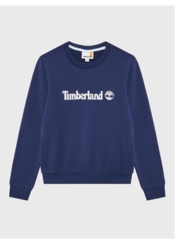 Timberland Bluza T25U06 S Granatowy Regular Fit ze sklepu MODIVO w kategorii Bluzy chłopięce - zdjęcie 181058085