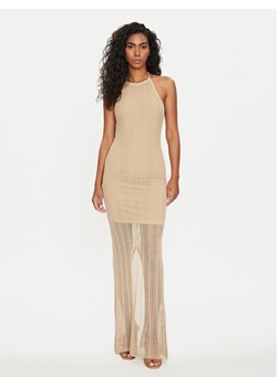 Guess Sukienka codzienna Sophie W4GK24 Z3E60 Beżowy Slim Fit ze sklepu MODIVO w kategorii Sukienki - zdjęcie 181058089