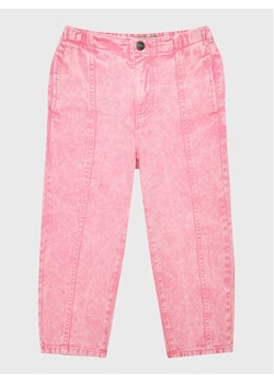 United Colors Of Benetton Jeansy 4I8BCE01G Różowy Relaxed Fit ze sklepu MODIVO w kategorii Spodnie dziewczęce - zdjęcie 181058186