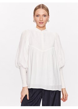 Bruuns Bazaar Bluzka Viola Leah BBW3155 Biały Regular Fit ze sklepu MODIVO w kategorii Bluzki damskie - zdjęcie 181058359