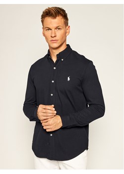 Polo Ralph Lauren Koszula 710654408016 Granatowy Regular Fit ze sklepu MODIVO w kategorii Koszule męskie - zdjęcie 181058516