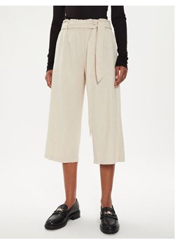 JDY Kuloty Say 15254627 Beżowy Loose Fit ze sklepu MODIVO w kategorii Spodnie damskie - zdjęcie 181058547
