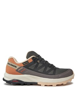 Salomon Trekkingi Outrise Gtx W L47219100 Szary ze sklepu MODIVO w kategorii Buty trekkingowe damskie - zdjęcie 181058696