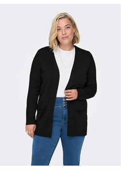 ONLY Carmakoma Kardigan 15219653 Czarny Regular Fit - id: 0000302619733 - marki ONLY - 181058905 ONLY Carmakoma Kardigan 15219653 Czarny Regular Fit ze sklepu MODIVO w kategorii Swetry damskie - zdjęcie 181058905