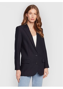 Zadig&Voltaire Marynarka Viva Strass Love Now WWBL00014 Granatowy Regular Fit ze sklepu MODIVO w kategorii Marynarki damskie - zdjęcie 181058937
