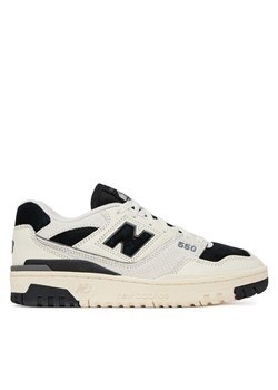 New Balance Sneakersy BB550LEG Beżowy ze sklepu MODIVO w kategorii Buty sportowe damskie - zdjęcie 181059069