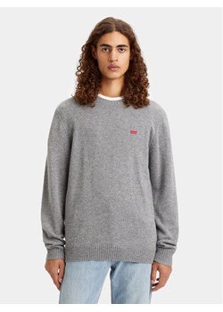 Levi's® Sweter Original Housemark A4320-0000 Szary Standard Fit ze sklepu MODIVO w kategorii Swetry męskie - zdjęcie 181059206