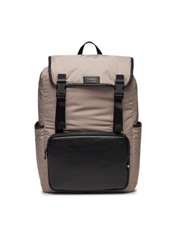 Tommy Hilfiger Plecak Th Lux Nylon Flap Backpack AM0AM11817 Beżowy ze sklepu MODIVO w kategorii Plecaki - zdjęcie 181059367