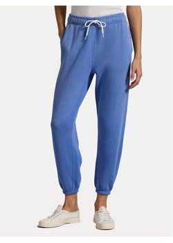 Polo Ralph Lauren Spodnie dresowe 211943009 Niebieski Regular Fit ze sklepu MODIVO w kategorii Spodnie damskie - zdjęcie 181059438